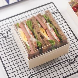 Custom Printing Environmental Degradable Wooden Lunch Box Sushi Boxes Packaging Box Takeaway Food Container A381
