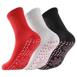 Sports Socks 1 Pair Self-Heating Tourmaline Magnetic Self Heated Sock For Men Women Comfortable Warm Breathable Massage Anti-Freezing
