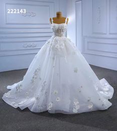 Sweetheart Wedding Dresses luxurious suspender flower Ball Gown SM222143