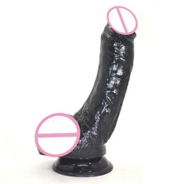 Beauty Items 5.2cm Thick Simulation Penis Curved JJ Dildo Adult sexy Product Women's Masturbation Device