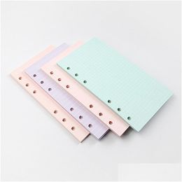 Notepads 40 Sheets Paper A5 A6 Notebook Index Divider For Daily Planner Colorf Card Papers 6 Holes School Supplies Drop Delivery Off Dh2Nq