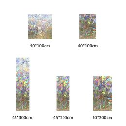 Window Stickers Decorative 3D Static Privacy Glass Screen Film Sticker Home DIY