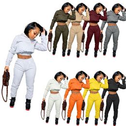 Women's Two Piece Pants Letter Printed Hoodie And Sweatpants Set Women Sporty 2 Fall Winter Clothes Suit Outfits Casual Tracksuits