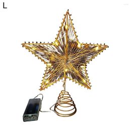 Christmas Decorations DIY Decoration Various Styles Tree Top LED Star Ornaments Party Supplies
