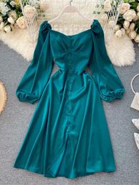 Casual Dresses Women Summer Elegant Party Dress Female French Style Slim Vestdios Ladies Holiday