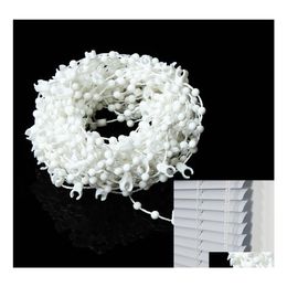 Blinds Wholesale White Beads Chain Roller Blind Shade Vertical Room Window Shutter 10M Plastic Drop Delivery Home Garden Otkcu