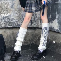 Women Socks Japanese Lolita Sweet Girl Furry Knitted Foot Cover Autumn Winter Fashion Cosplay Heap