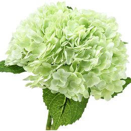 Decorative Objects Figurines Silk Hydrangea Flowers Real Touch Large Long Stem Artificial for Floral Arrangements 2pcs 230110
