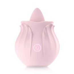 Sex toys Massager Rose Sexy Toys for Women Tongue Licking Vibrating Mastrubator Breast Nipple Clitoris Clit Stimulator Fidget Toy Rechargeable