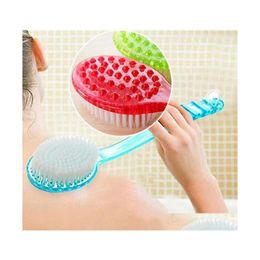 Bath Brushes Sponges Scrubbers Wholesale Brush Scrub Skin Mas Health Care Shower Reach Feet Rubbing Exfoliation Brushes Body For Otzhg