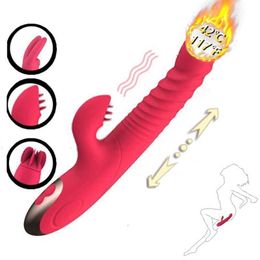 Sex toy massager Adult Massager Libo Intelligent Heating Vibrator Toys for Female Dildo Clitoris Telescopic Stimulator g Spot Powerful Licking Masturbator