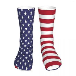 Men's Socks US Flag Sock Men Women Polyester Stockings Customizable Sweetshirt