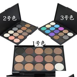 Eye Shadow Makeup Look Eyeshadow Palette 15 Colours Matte And Shimmer Nude Earth Colour Powder Make Up Eyes Drop Delivery Health Beauty Dhzcl