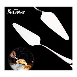 Baking Pastry Tools Stainless Steel Butter Cake Cream Knife Spata Smoother Icing Frosting Spreader Fondant Decorating Kitchen Tool Dhbdq