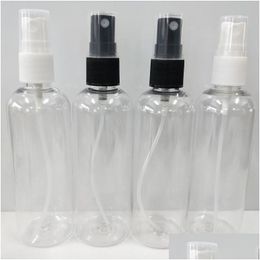 Perfume Bottle 50Ml Pet Empty Plastic Mist Spray Bottles Cosmetic Botella Rellenable Travel Subbottle Dispenser Pump Refillable Cosm Dhjmv