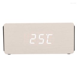 Watch Boxes Wood LED Clock Intelligent White For Children Bedroom