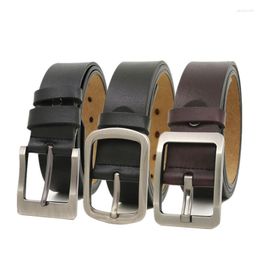 Belts Belt Male Fashion Leather Men Genuine Strap Luxury Pin Buckle Men's Cummerbunds Ceinture Homme Jeans