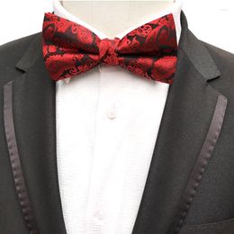 Bow Ties Fashion Paisley Waist Double Tie British High Quality Embroidery Business Casual Men's Suit Accessories