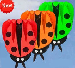 s 1.5m High Quality Soft Big Ladybug Insect Kite Tearproof Outdoor Sports Family Party Activity Toy Children Gift 0110