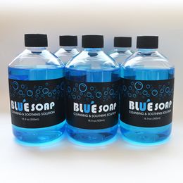 500ml Tattoo Blue Soap Green Soap After Care Cleaning Water For Tattoo Cleansing Soothing Solution Clean Skin Relieve Tattoo Supplies