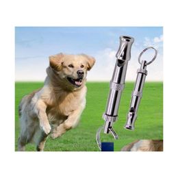 Dog Training Obedience Whistle To Stop Barking Bark Control For Dogs Deterrent Device Trainer Anti Pet Product Drop Delivery Home Otef5