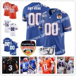 American College Football Wear Custom Florida Gators College Football Jersey Kyle Trask Pitts Tim Tebow Emmitt Smith Mohamoud Diabate Customised jerseys