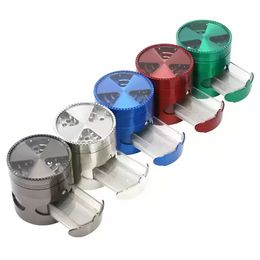 High-Quality Diameter 63MM 52mm 40mm Tobacco Smoking Herb Grinders Many Styles Mill Smoke Spice Crusher Maker FY2687 bb0110