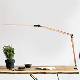 Table Lamps The Desk Lamp That Can Adjust Angle Freely Is Used For Learning Eye Protection Bedroom Bedside Studio Folding Clip Type