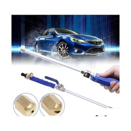 Watering Equipments High Pressure Water Gun Metal Mtinozzle Can Be Lengthened Spray Car Washing Tools Garden Cleaning Jet Sprinkler Dhxf3