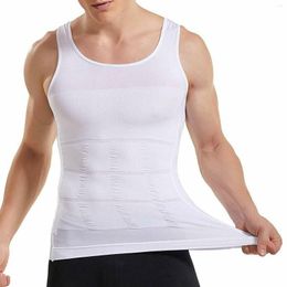 Men's Body Shapers Men Slimming Shapewear Vest Breathable Shirt Compression Control Shaper Fat Burn Chest Tummy Corset Underwear