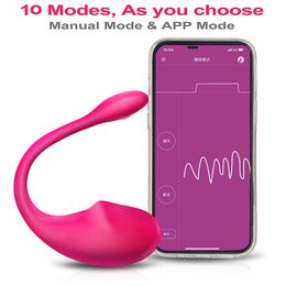 Beauty Items Wireless sexy Toys Female Bluetooth Vibrator for Women APP Control Clitoris Stimulator Wear Egg Vibrating Panties Toy For Couples