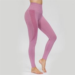 Active Pants Solid Colour Seamless Sexy Women Sports High Waist Fitness Yoga Leggings Selling Squat Proof Tight Gym Clothing Trouser