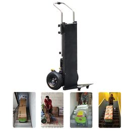 300kg 1200W Electric Stair Climbing Car Hand Trolley Stair Climber Climbing Cart Flat Truck With Battery Up And Down Stair Climbing Machine