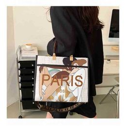 Cheap Purses Bags 80% Off large Single Messenger color painting printing bags Merchant for