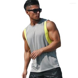 Men's Tank Tops 2023Summer Vest Sleeveless Quick-drying Running Sports Loose Casual Mens Top Gym Clothing Men Vests