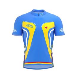 Racing Jackets 2023 Aruba More Style Men Classic Cycling Team Short Sleeved Bike Road Mountain Clothing Outdoor Jersey
