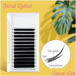 False Eyelashes Secret Lashes Flat Ellipse Maquiagem Split Tips Shaped Natural Light Magnetic Drop Delivery Health Beauty Makeup Eyes Dhvdu