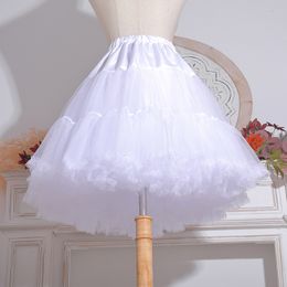 Skirts support Lolita cloud boneless soft mesh skirt white petticoat puff 230110