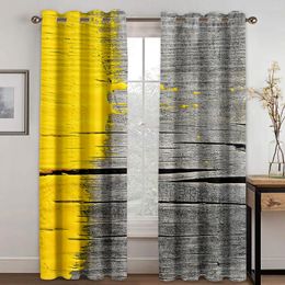 Curtain Personality Curve Double Colour Printing Living Room Bedroom Home Decoration Adult Decorative