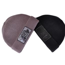 Beanie/Skull Caps Autumn and Winter New Woolen Hat Men's Knitted Winter Women's Thickened Warm Hat