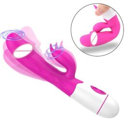 Sex toys Massager 30 Speed Dual Vibration G-spot Dildo Rabbit Vibrator Vagina Clitoris Female Masturbator Toys for Women