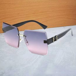 Top New UV Protection Driving to Make Big Face Thin-Looked Sunglasses Women's High-Grade European and American Style