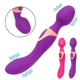 Sex toys Massager 10 Speeds Magic Wand Body Double Head Shock for Women Powerful Big Vibrators Clitoris Stimulate Toy Woman