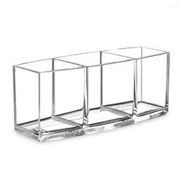 Storage Bottles Transparent Acrylic Cosmetics Box Makeup Holder Jewellery Make Up Organiser For Home Plastic Desktop Boxes