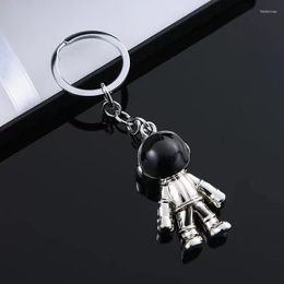 Keychains Creative Space Robot Keychain Bag Car Pendant Personality Neutral Key Chains Business Advertising Promotion Conference Gifts