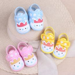 First Walkers Cute Cartoon Born Autumn Boy Girl Anti-skid Baby Toddler Shoes Bowknot Square