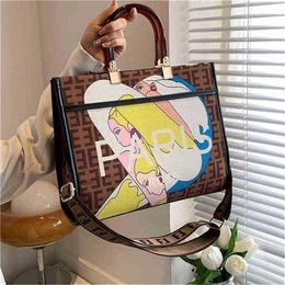 Designer Bags 55% Off Sale Printed Letters Strap women handbag