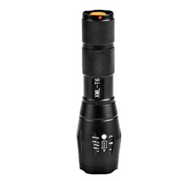 Tragbare Mini-Taschenlampe XML T6 Zoom-Taschenlampen superhelle wasserdichte taktische LED-Taschenlampe Außenbeleuchtung Notfall-Camping-Laternenlampe