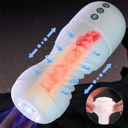 Sex toys Massager Automatic Rotation Male Masturbator Cup Sucking Machines Real Vagina Blowjob Masturbation Toys Shop for Men