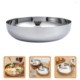 Bowls Bowl Salad Stainless Steel Ramen Metal Soup Serving Mixing Noodle Fruit Cereal Japanese Kitchen Large Pho Prepsetinstant